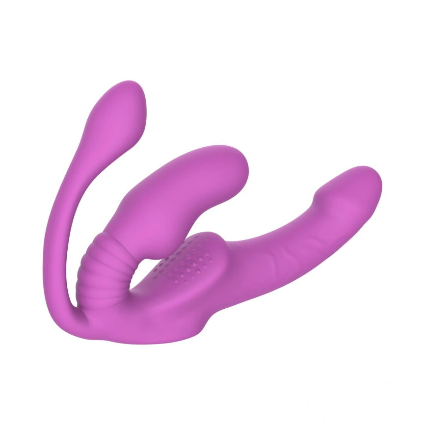 Безремневой страпон с анальной вставкой Teazers Strapless Strap-On with Anal Plug фото 4