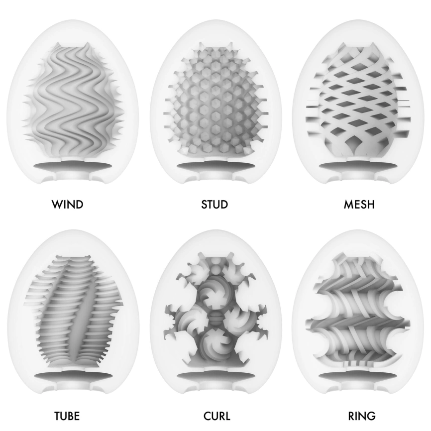 Набор мастурбаторов-яиц Tenga Egg Wonder Pack (6 яиц) фото 4