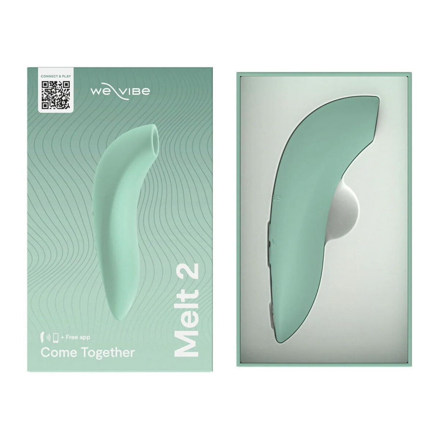 Вакуумний смарт-стимулятор для пар We-Vibe Melt 2 Sage (розводи на пакованні) фото 15