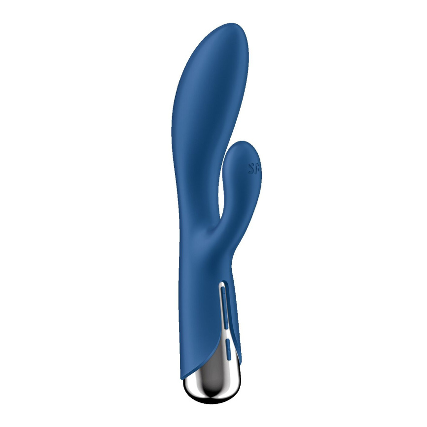 Вібратор-кролик з ротацією Satisfyer Spinning Rabbit 1 Blue, 3 мотори фото 5