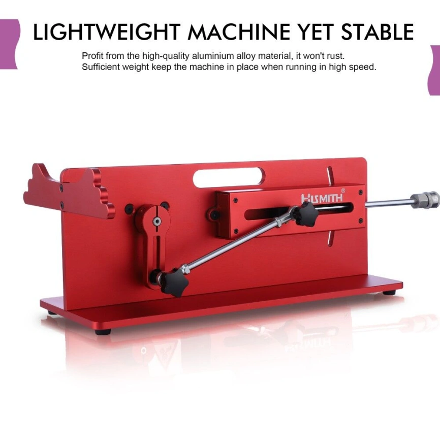 Смарт секс-машина Hismith Table Top 2.0 Pro APP Red, настольная версия фото 4