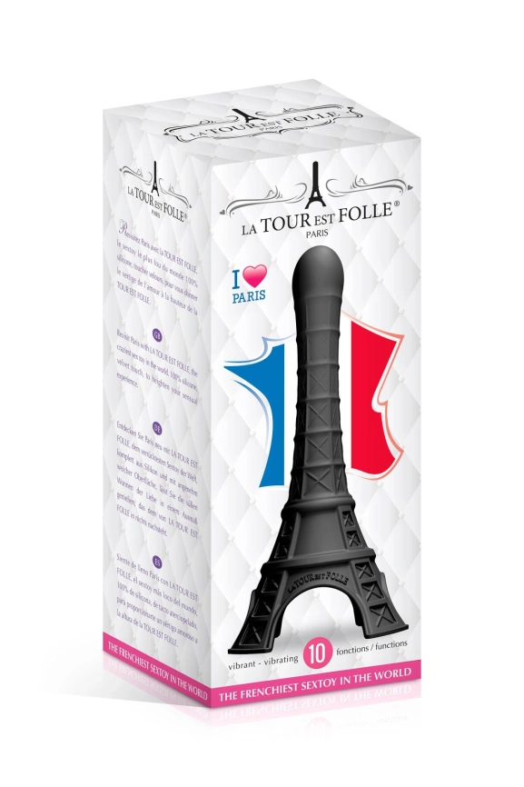 Вибратор La Tour Est Folle Paris Black фото 2