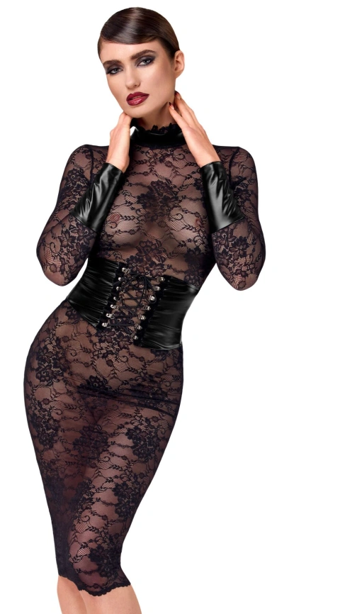 Платье Noir Handmade F375 Noirelle Lace Corset Midi dress XL фото 1