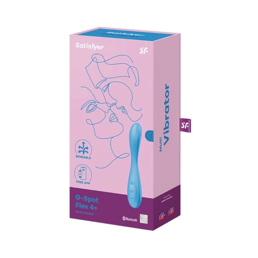 Универсальный смарт-вибратор Satisfyer G-Spot Flex 4, гибкий ствол с фиксацией положения фото 4