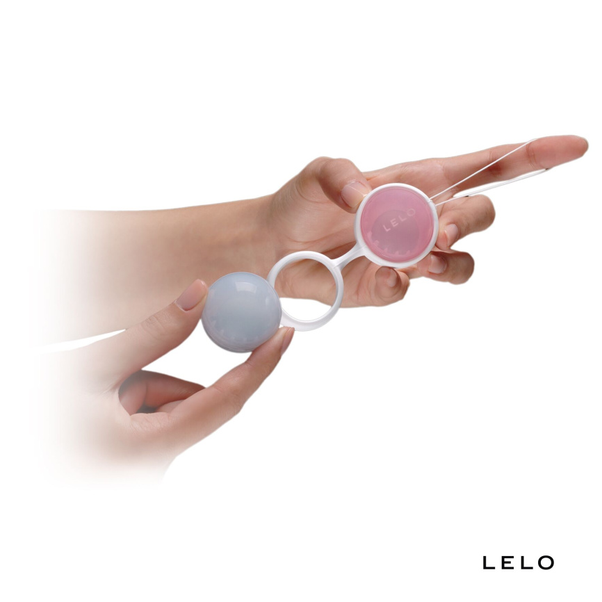 Набір вагінальних кульок LELO Beads Mini, діаметр 2,9 см, змінне навантаження, 2х28 та 2х37 г фото 2