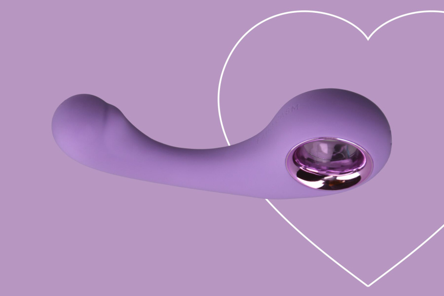 Вібратор для точки G FairyGasm BraveryAward violet фото 10