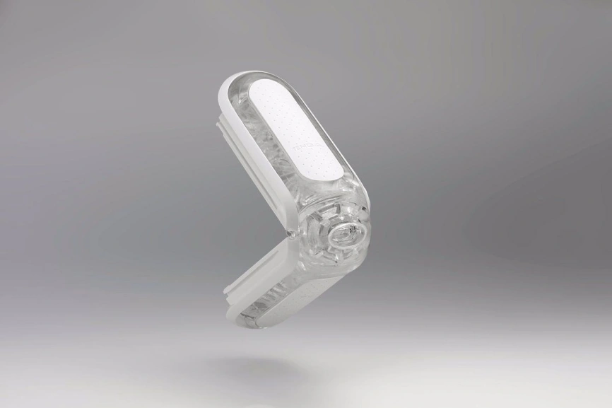 Мастурбатор Tenga Flip Zero White, изменяемая интенсивность стимуляции, раскладной фото 6