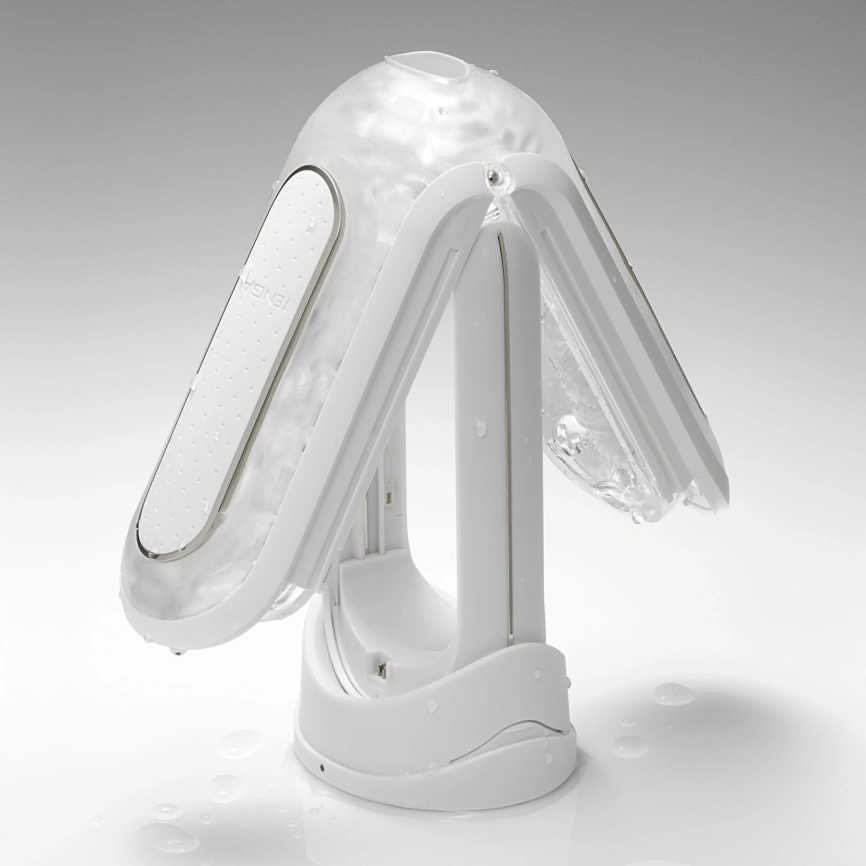 Вибромастурбатор Tenga Flip Zero Electronic Vibration White, изменяемая интенсивность, раскладной фото 2