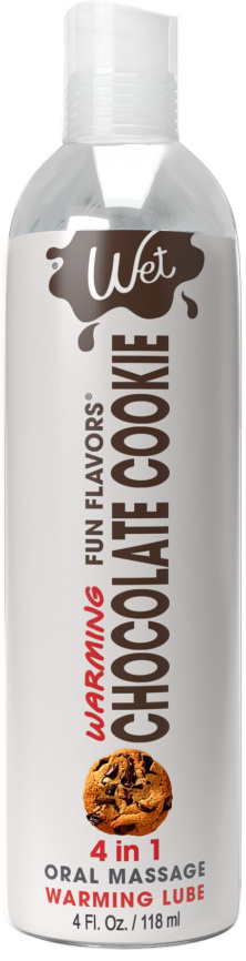 Розпродаж!!! Зігрівальний лубрикант Wet Warming Chocolate Cookie 4in1, 118мл (термін 30.09.2026) фото 1