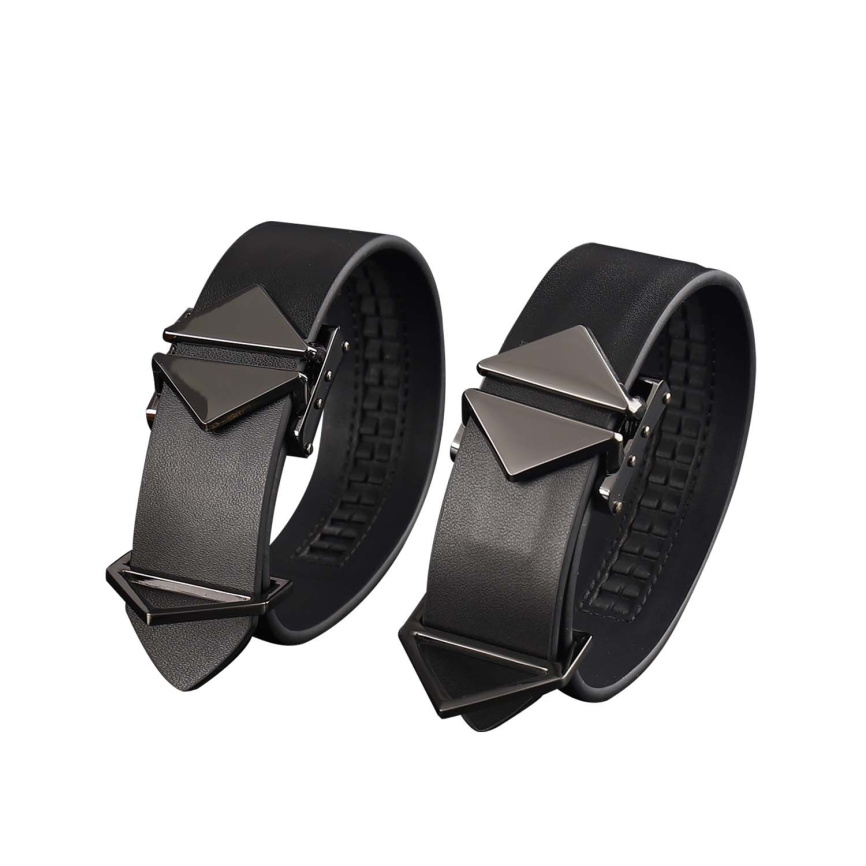 Набір для бондажу LOCKINK 8-Bondage-Straps Restraint Set, чорний 8 ременів з натуральної шкіри фото 4