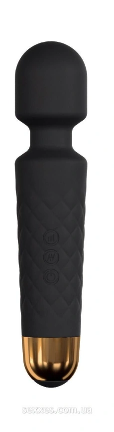 Мини-вибромассажер Dorcel Wand Wanderful Black мощный, водонепроницаемый, 18 режимов работы фото 3
