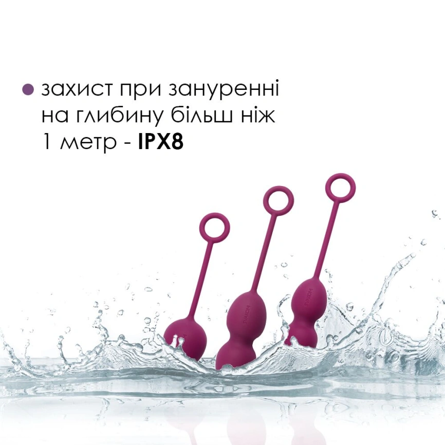 Набор вагинальных шариков со смещенным центром тяжести Svakom Nova Violet фото 4