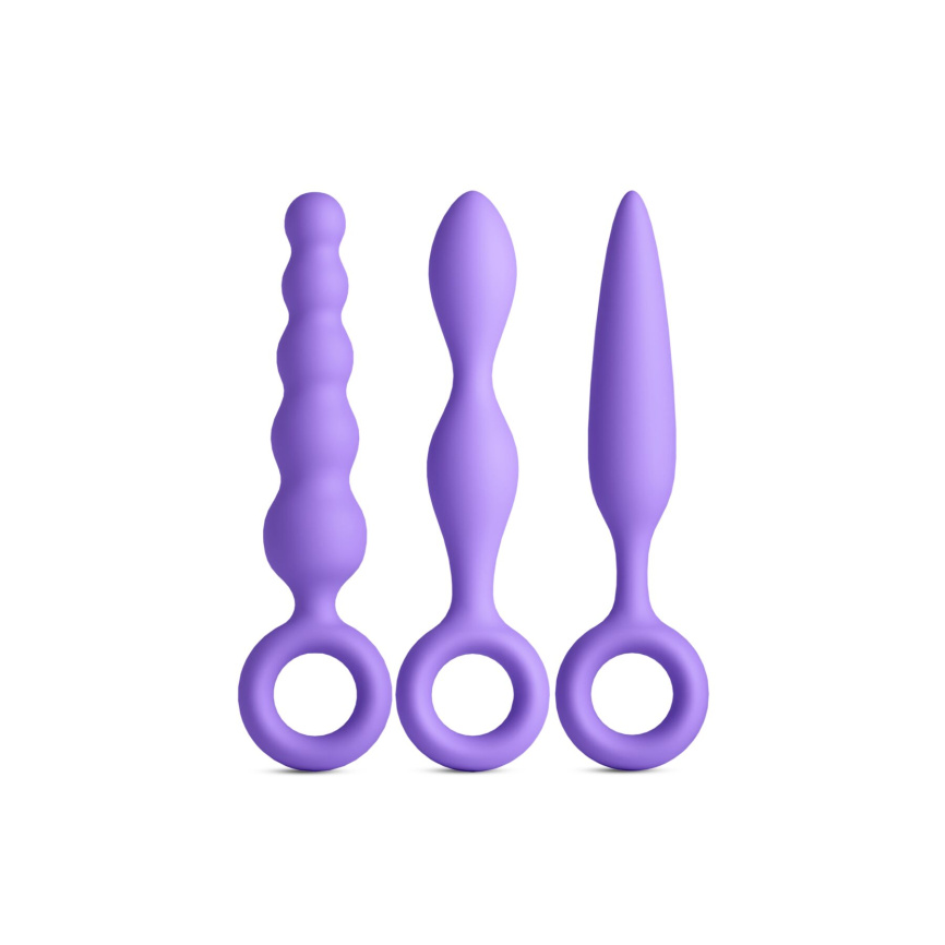 Набір анальних іграшок NS Novelties INYA - Trio Kit - Purple фото 1