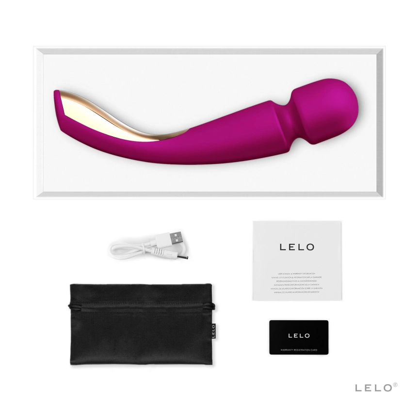 Вибромассажер LELO Smart Wand 2 Medium Deep Rose фото 3