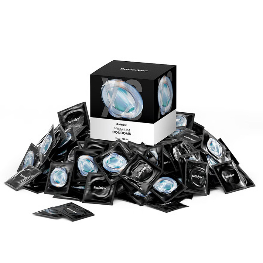 Набір презервативів Satisfyer Premium Condoms L (56 мм) 100 шт фото 3