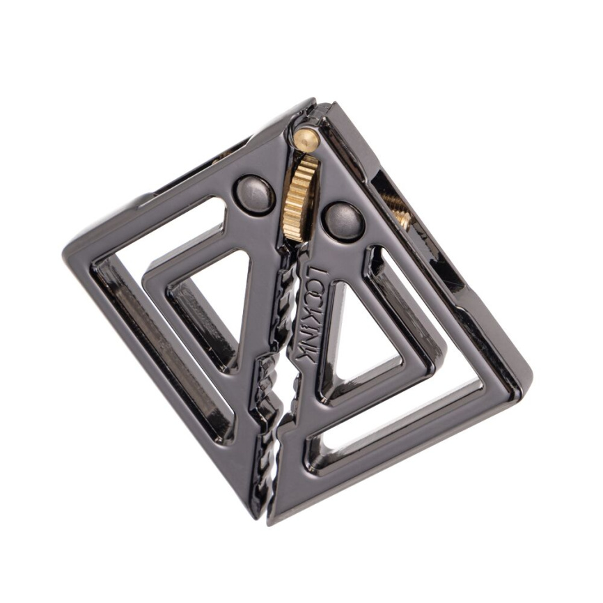 Затискачі для сосків з важкою підвіскою LOCKINK Adjustable Nipple Clamps with Heavy Pendant, під срібло фото 3