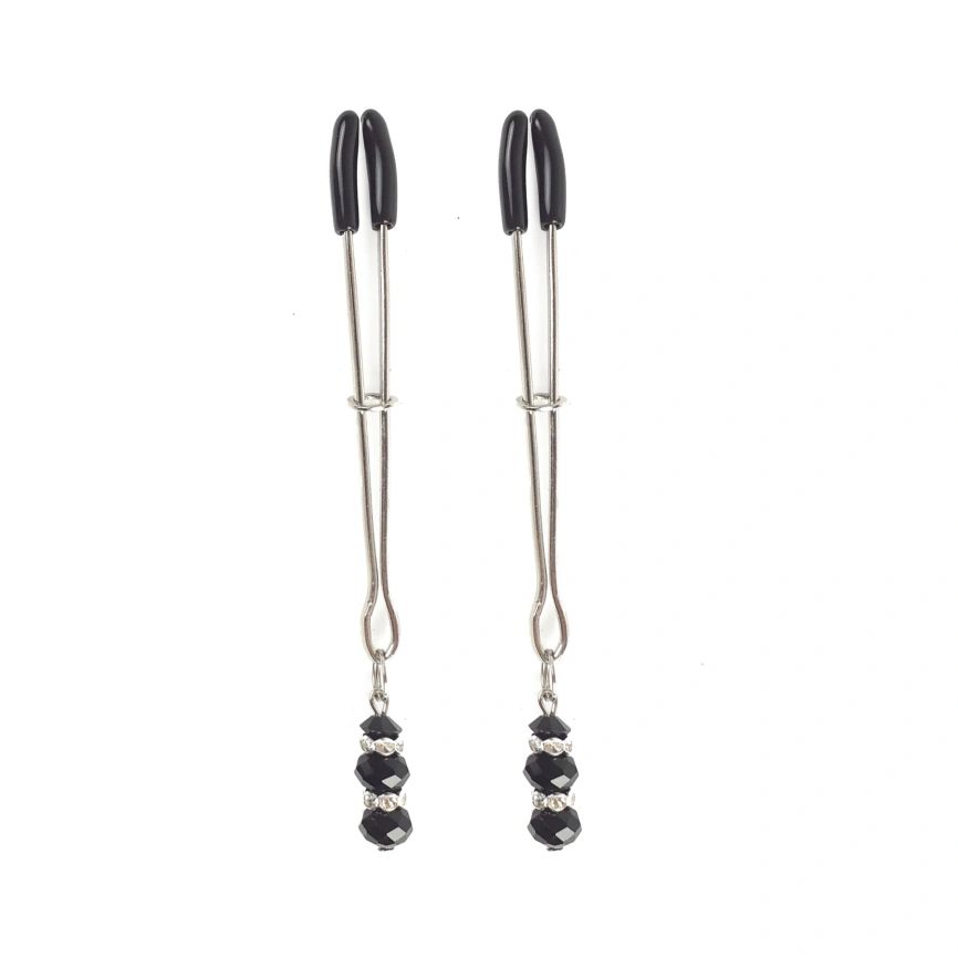 Зажимы для сосков Art of Sex - Nipple Clamps Lovely Black фото 2