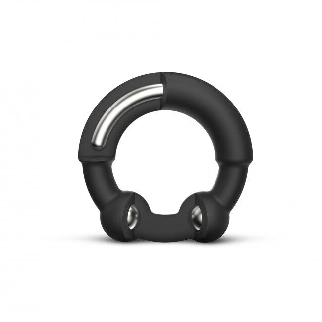 Эрекционное кольцо с металлическими вставками Dorcel STRONGER RING фото 1