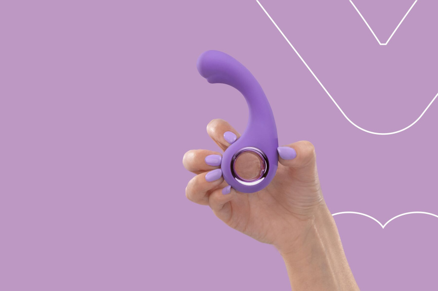Вібратор для точки G FairyGasm BraveryAward violet фото 8