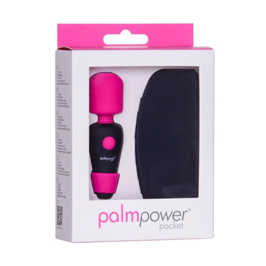 Мини-вибромассажер PalmPower Pocket с чехлом на молнии, водостойкий, перезаряжаемый, длина 9 см фото 7