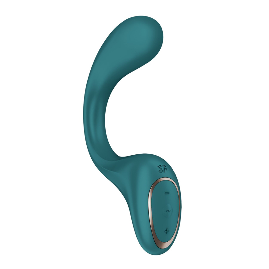 Вагінально-кліторальний вібратор Satisfyer G for Goddess 2 Bottle Green, 2 мотори фото 2