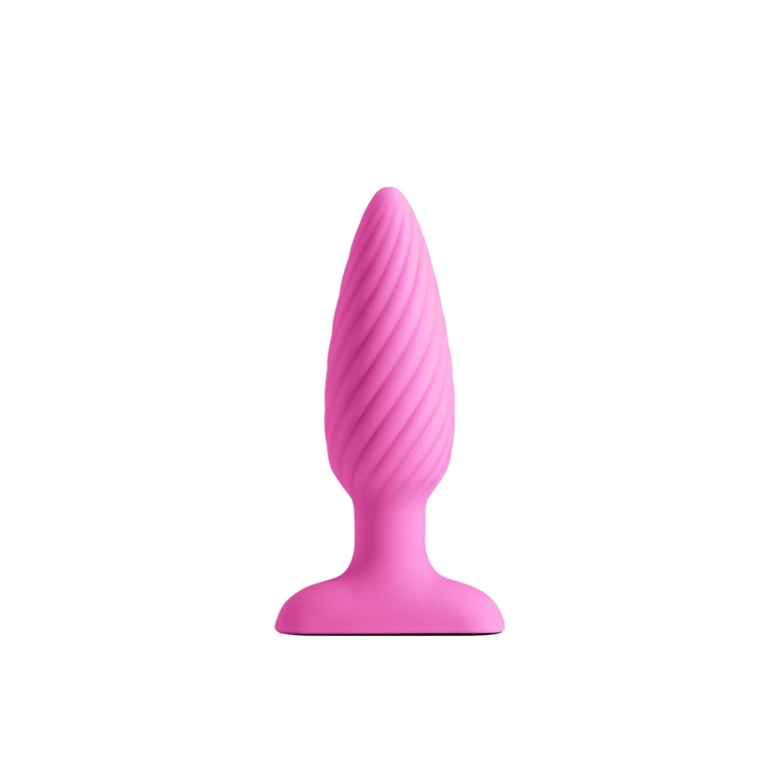 Анальная пробка с вибрацией NS Novelties INYA - Swirl - Pink фото 1