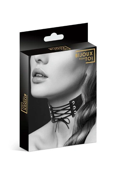 Чокер со шнуровкой Bijoux Pour Toi - LACET, экокожа фото 3