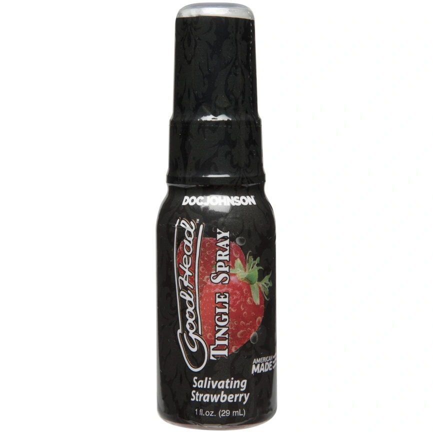 Спрей для минета Doc Johnson GoodHead Tingle Spray – Strawberry (29 мл) со стимулирующим эффектом фото 1