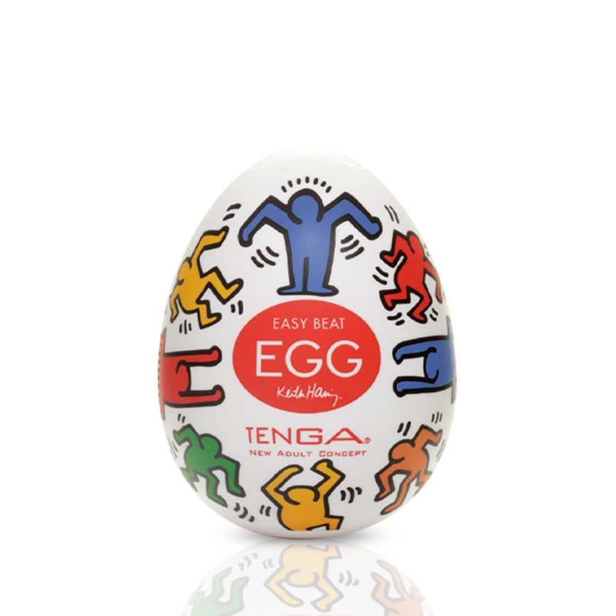 Мастурбатор-яйце Tenga Keith Haring Egg Dance фото 1