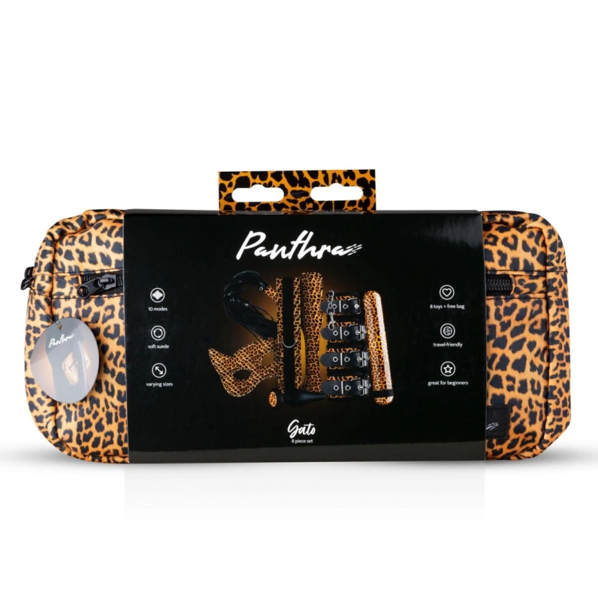 Набор BDSM-аксессуаров Panthra Gato 8-piece set фото 10