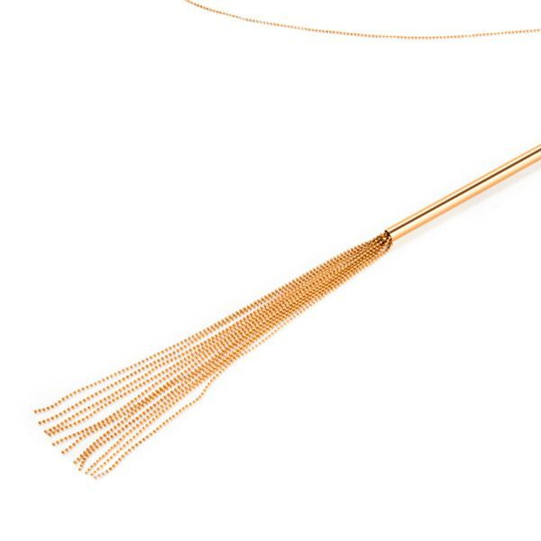 Ланцюжок-батіг на шию Bijoux Indiscrets MAGNIFIQUE Necklace Whip - Gold, прикраса для тіла фото 2
