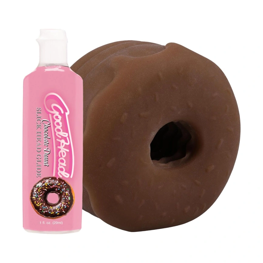 Набор для минета Doc Johnson GoodHead Chocolate Donut Blowjob Set (мятая упаковка!!!) фото 1