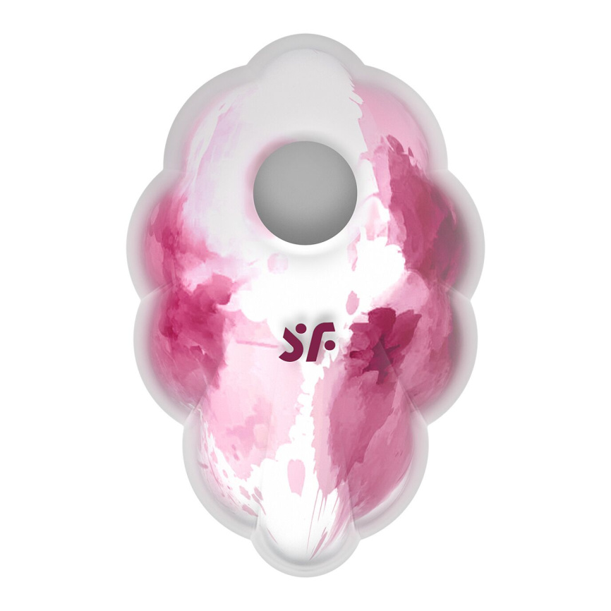 Вакуумний стимулятор з вібрацією Satisfyer Cloud Dancer Red фото 2