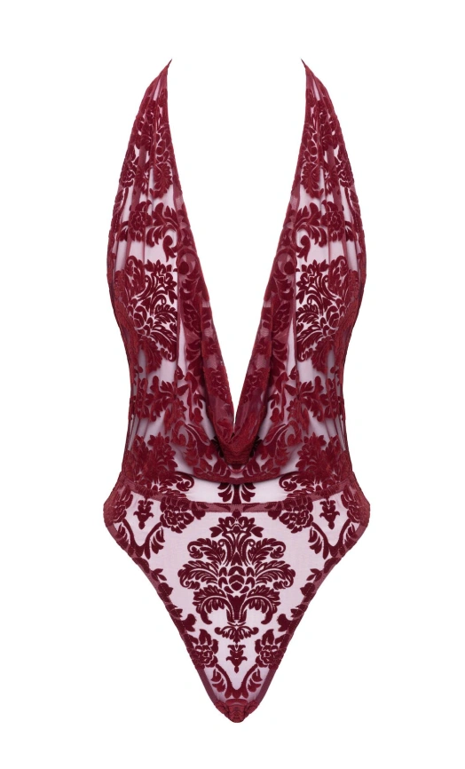 Боди Noir Handmade F386 Kink Royal cascade bodysuit XL фото 7