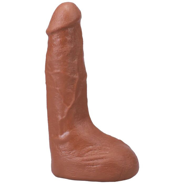 Фалоімітатор, що кінчає Doc Johnson The Realistic Cock ULTRASKYN - Squirting 9,5 Inch Caramel фото 6