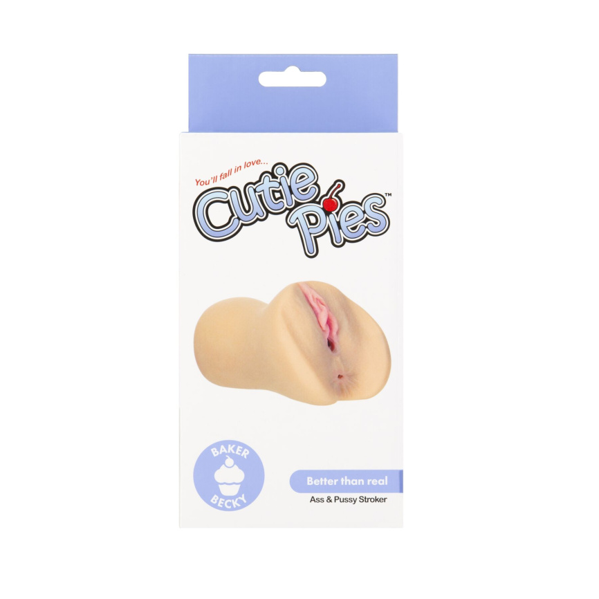Мастурбатор-вагіна та попка Cutie Pies Baker Becky Vagina & Ass Masturbator, віброкуля в подарунок фото 7