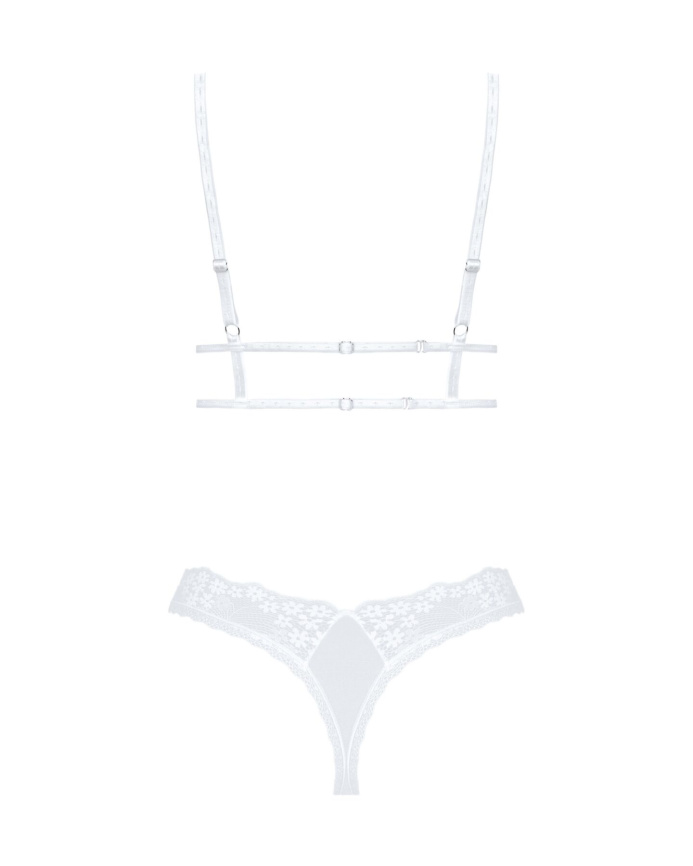 Еротичний комплект Obsessive Heavenlly 2-pcs set XL/2XL, бюстгальтер і танга фото 4