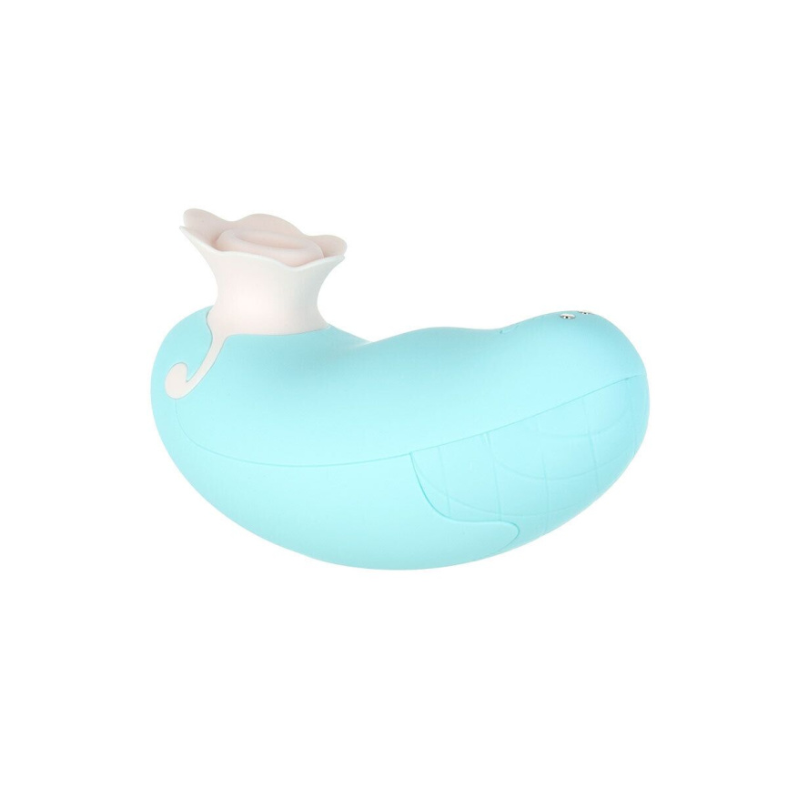 Розкішний вакуумний кліторальний стимулятор Pillow Talk - Dreamy Teal із кристалом Swarovski фото 3