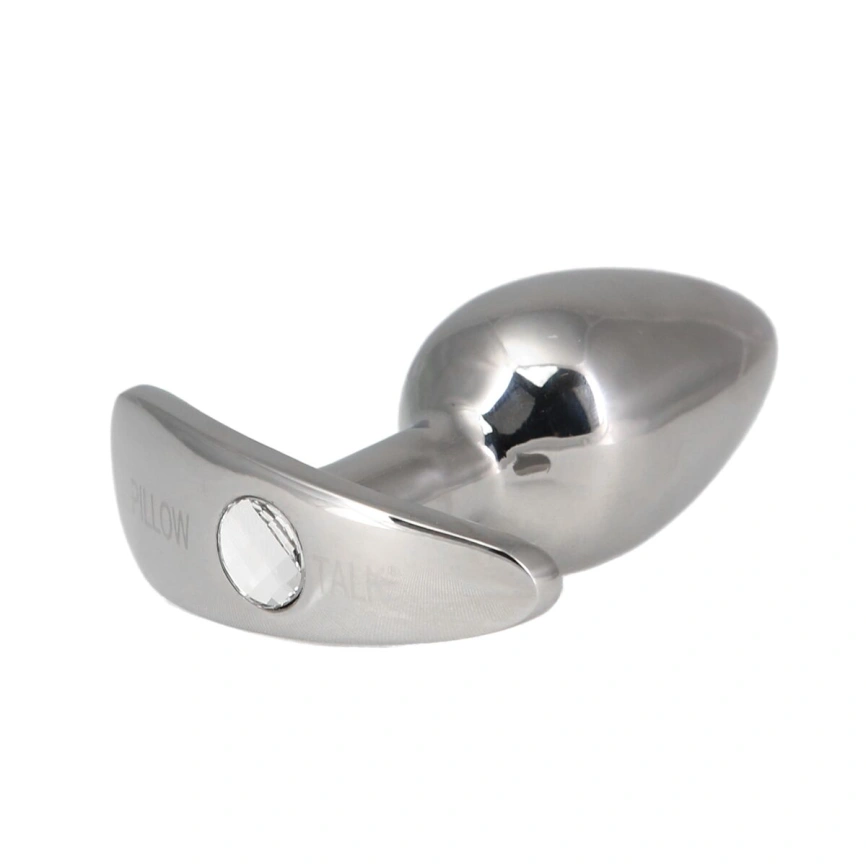 Анальная пробка Pillow Talk Sneaky Luxurious Stainless Steel Anal Plug с кристаллом Swarovski фото 2