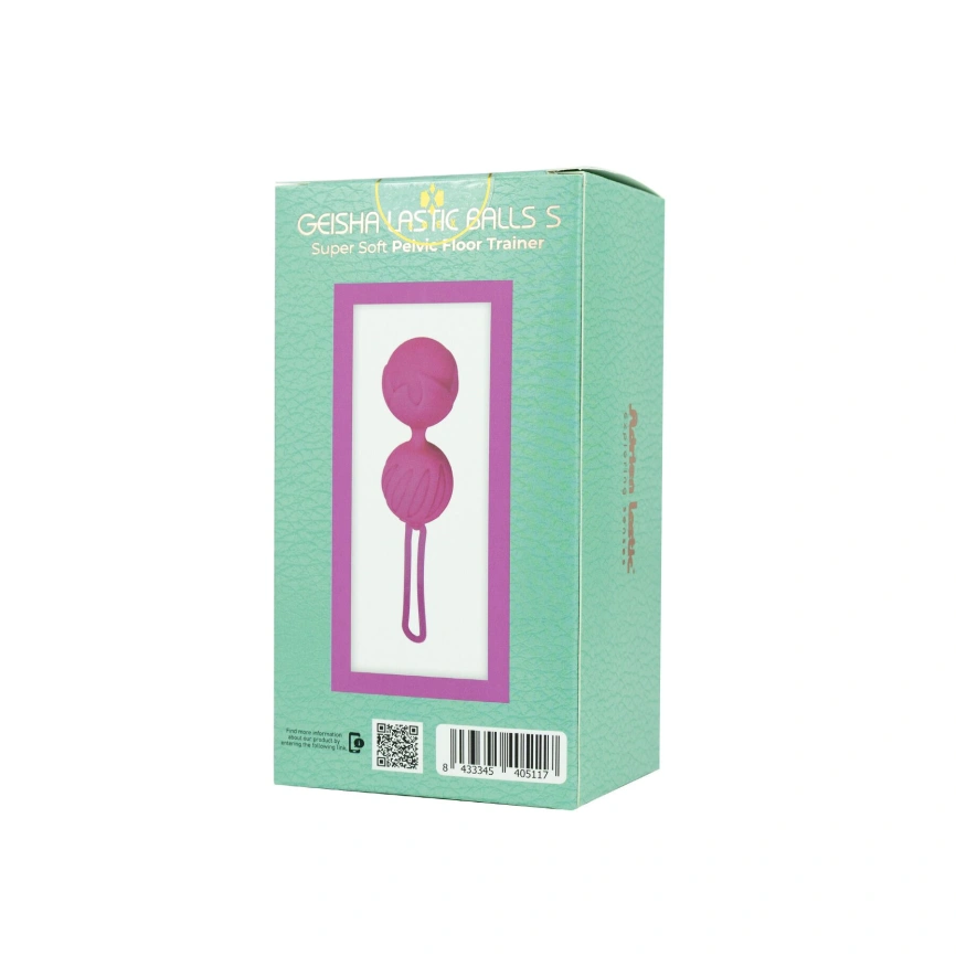Вагинальные шарики Adrien Lastic Geisha Lastic Balls Mini Magenta (S), диаметр 3,4см, вес 85гр фото 6