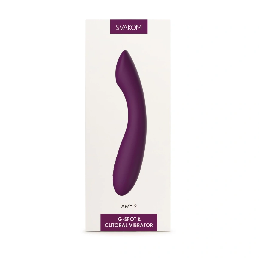 Вибратор для точки G с интеллектуальным режимом Svakom Amy 2 Violet фото 4
