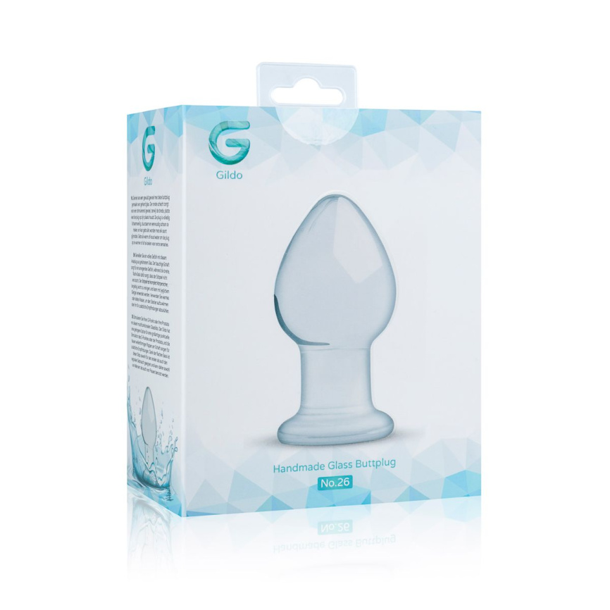 Скляна анальна пробка Gildo Glass Buttplug No. 26 фото 4
