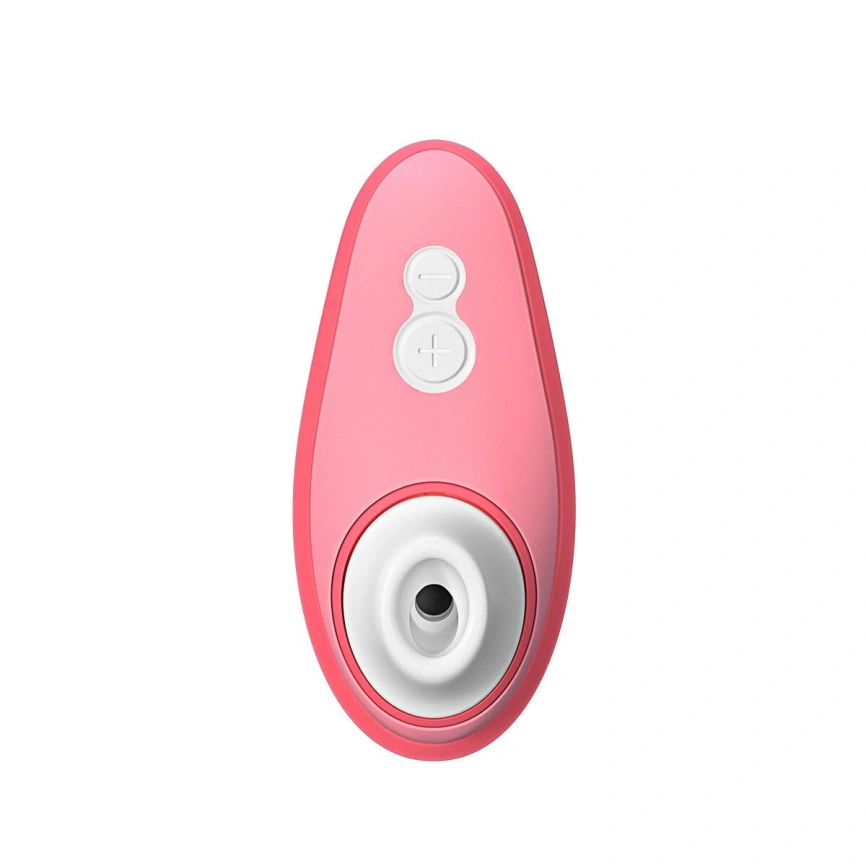 Вакуумный клиторальный стимулятор Womanizer Liberty 2 Vibrant Rose, 8 режимов, магнитная крышечка фото 2