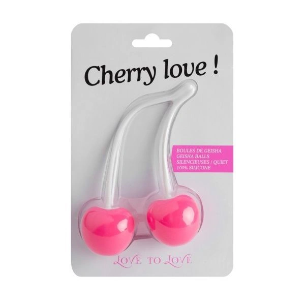 Вагинальные шарики Love To Love CHERRY LOVE, диаметр 3,5 см, масса 77 г фото 2