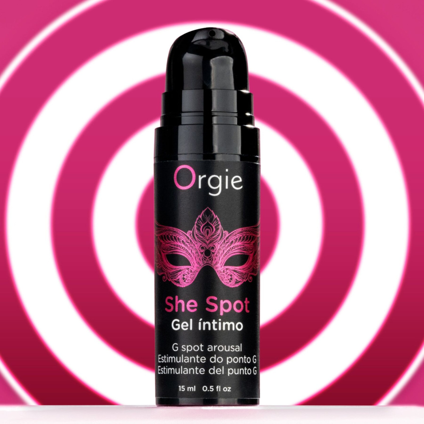 Гель для стимуляції точки G Orgie She Spot Intimate Gel, 15 мл, тепло-холод, ефект вібрації фото 4