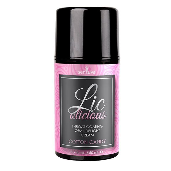 Гель для мінету Sensuva Lic-o-licious Cotton Candy (50 мл), оліїстий, без цукру (фактичний об’єм 50 мл) фото 1