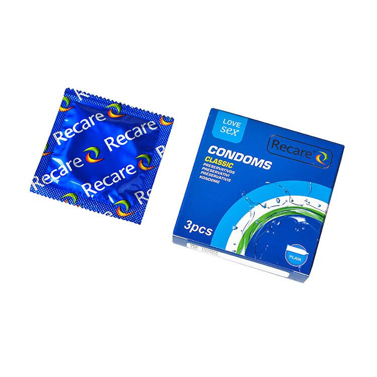 Презервативи Recare Classic Condoms 3 шт, класичні фото 2