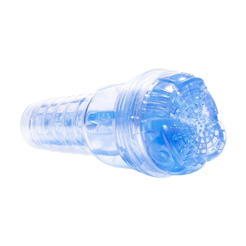 Мастурбатор Fleshlight Turbo Core Blue Ice, оральный секс (глубокое горло) фото 3