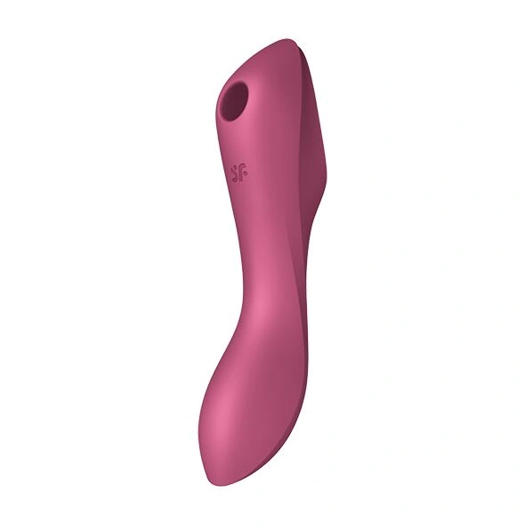 Вакуумный стимулятор с вибрацией Satisfyer Curvy Trinity 3 Red фото 1
