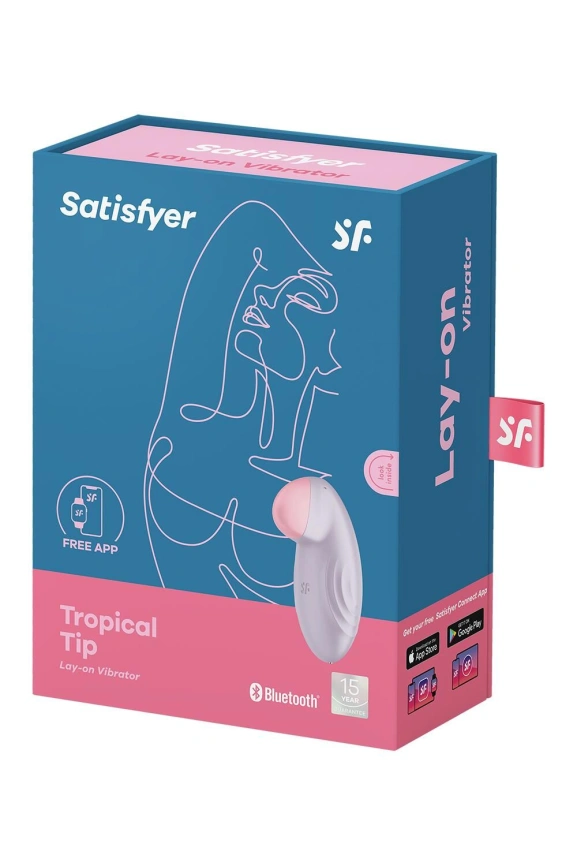 Смарт-вибратор для клитора Satisfyer Tropical Tip Light Lilac фото 8